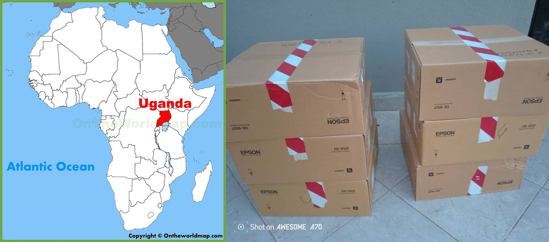 Ein Paket nach Uganda Ein Paket nach Uganda